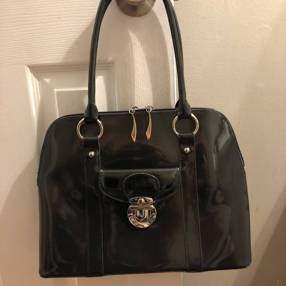 Beijo Vinyl Shoulder Bag